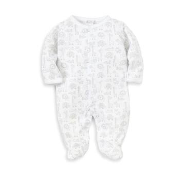 Baby's Jungle Out There Printed Cotton Footie
