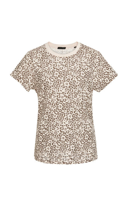 School Boy Leopard-Print Cotton T-shirt展示图