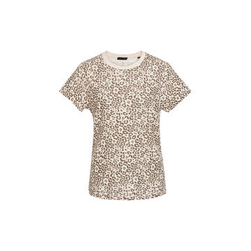 School Boy Leopard-Print Cotton T-shirt