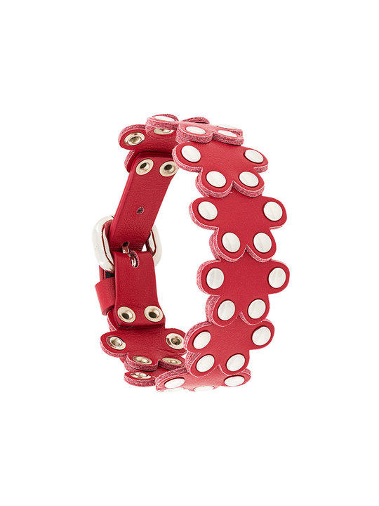 flower puzzle leather bracelet展示图