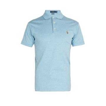 Logo-embroidered cotton-jersey polo shirt