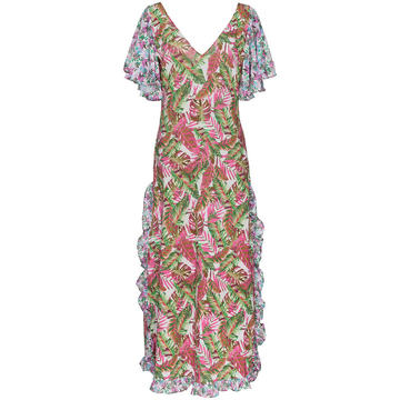 leandra floral maxi dress