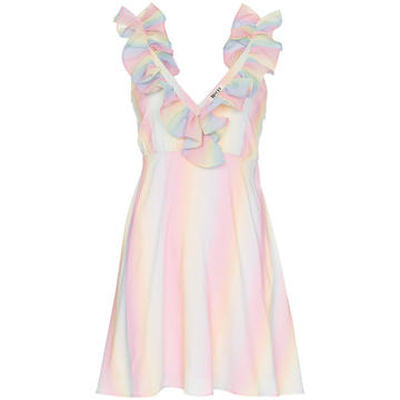 lorena rainbow mini dress