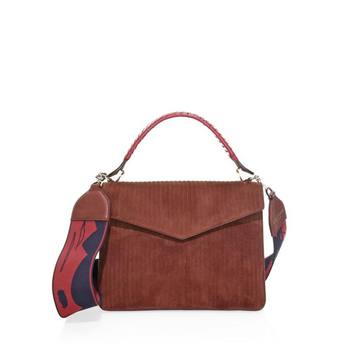 Pixie Panorama Velvet Suede Satchel