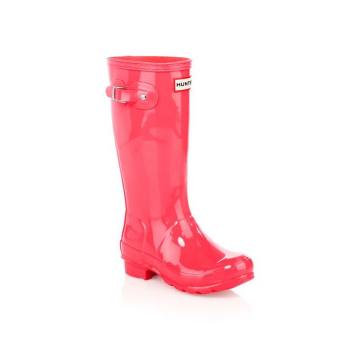 Kid's Glossed Rubber Rain Boots