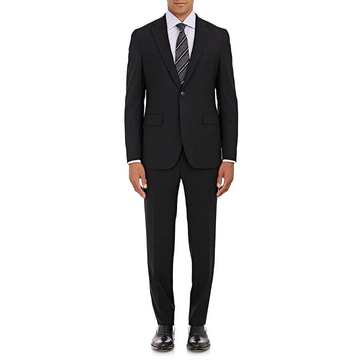 Alton Virgin Wool Hopsack Two-Button Suit