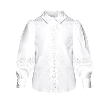 Cotton poplin blouse