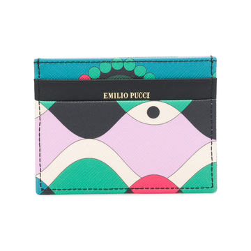 geometric print cardholder