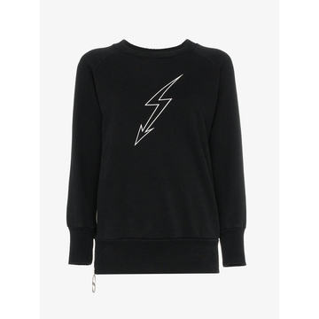 lightning bolt graphic sweatshirt