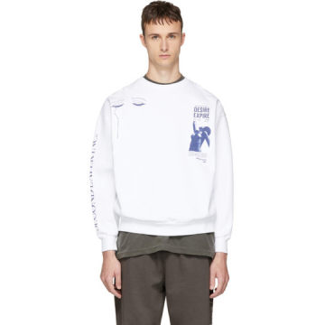 White 'Some Velvet' Sweatshirt