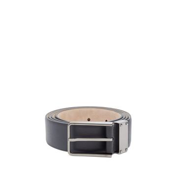 Micro-Rockstud embellished leather belt