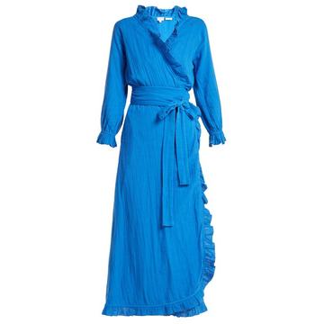 Jagger ruffle-trimmed cotton dress