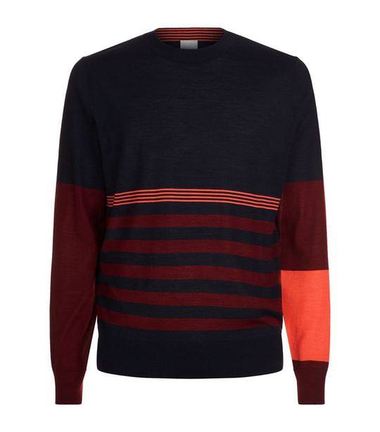 Stripe Colour Block Sweater展示图