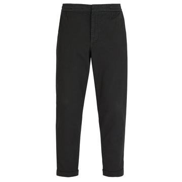 Stretch-cotton twill trousers