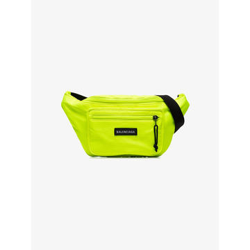 neon yellow Explorer cross-body bag