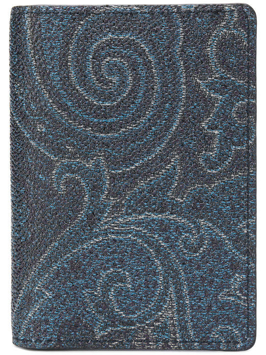 paisley print card holder展示图