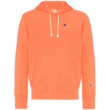 reverse weave terry cotton hoodie