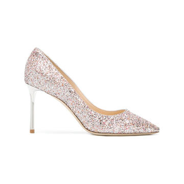 Romy 85 glitter pumps