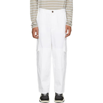 White Cargo Pants