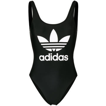 Trefoil logo swimsuit
