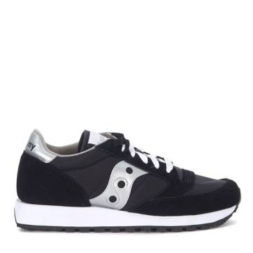 Sneaker Saucony Jazz In Black And Silver Leather And Nylon
