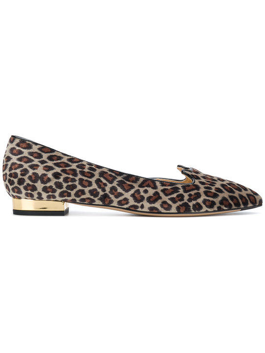 leopard print ballerina shoes展示图