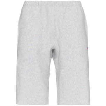 light grey reverse weave sweatshorts