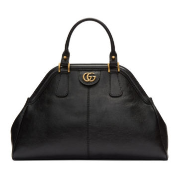 Black Small Linea Top Handle Bag
