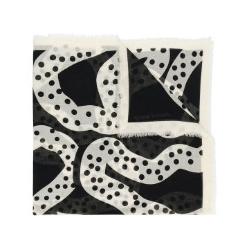 Rhizo abstract print scarf