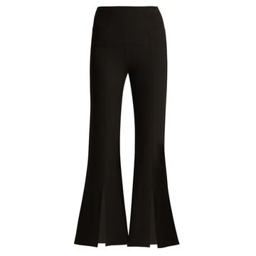 Danesfield kick-flare crepe trousers