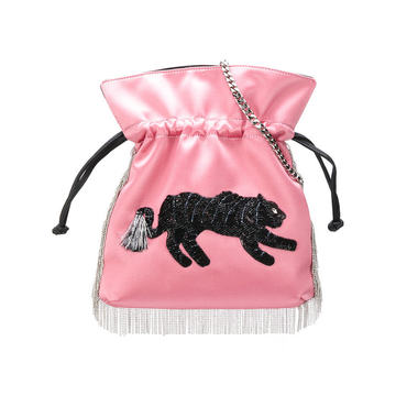 panther embellished mini bag