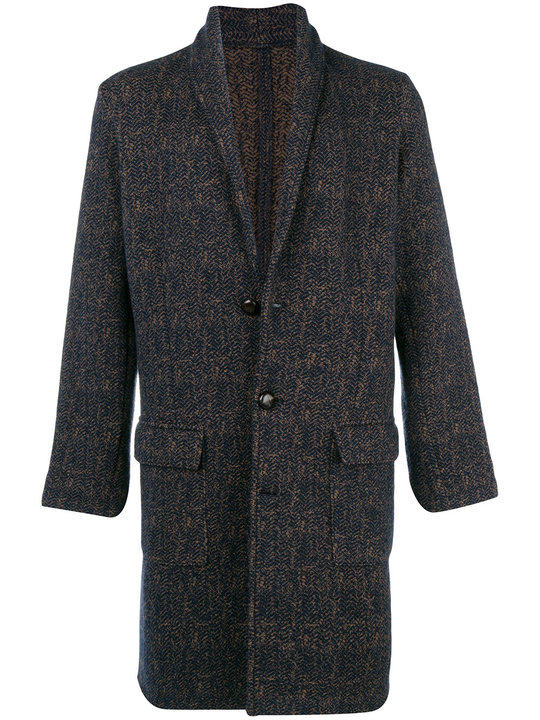 single breasted tweed coat展示图