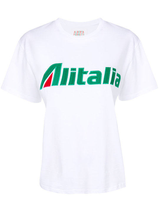 Alitalia贴花全棉T恤展示图