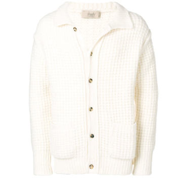 knitted button cardigan