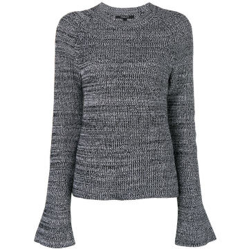 bell-sleeve sweater