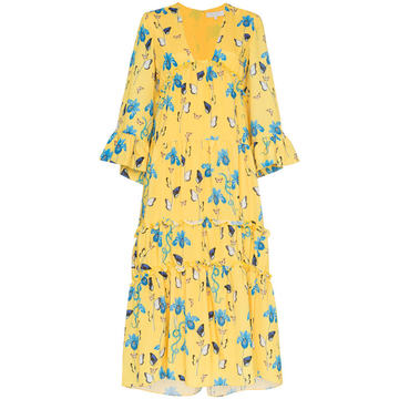 iris floral print dress