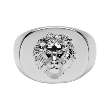 Silver Lion Ring