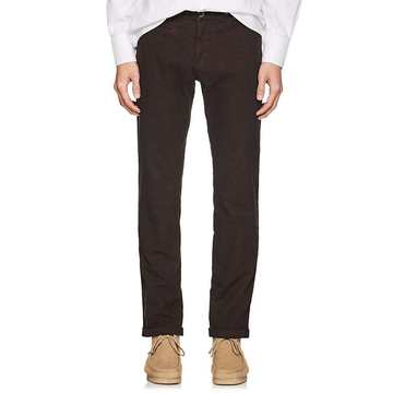 Cuffed Cotton-Blend Skinny Trousers