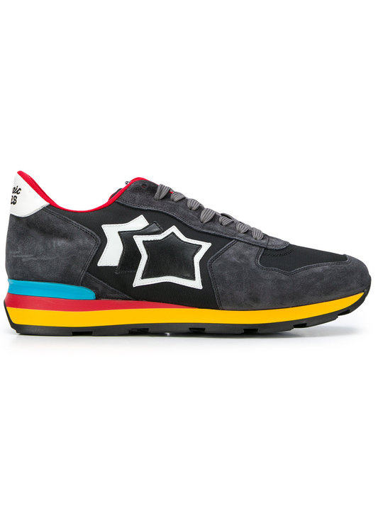 rainbow sole lace up trainers展示图