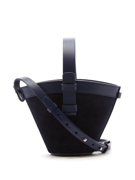 Nelia suede bucket bag展示图