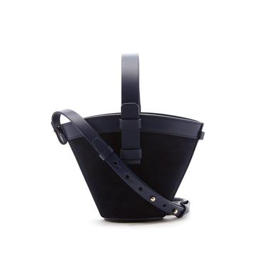 Nelia suede bucket bag