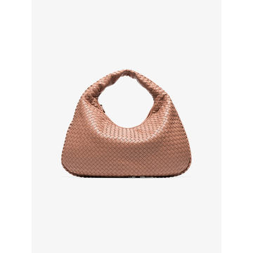 pink Veneta hobo leather shoulder bag