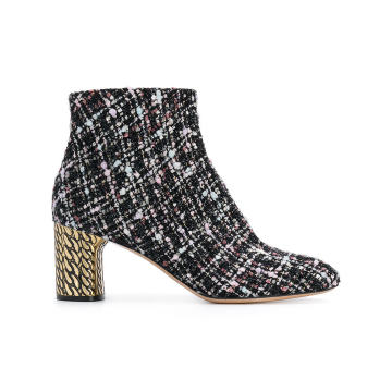 tweed ankle boots