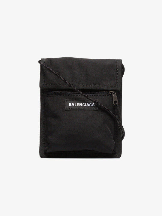 black explorer messenger bag展示图