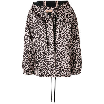 leopard-print jacket