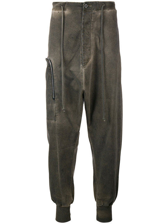 overdyed drop crotch joggers展示图