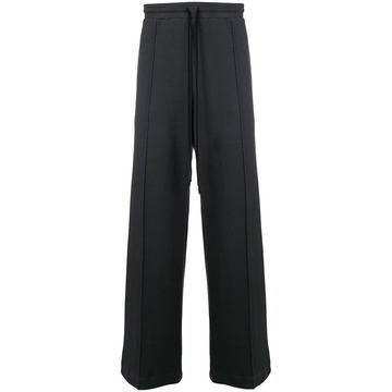 wide leg side stripe joggers