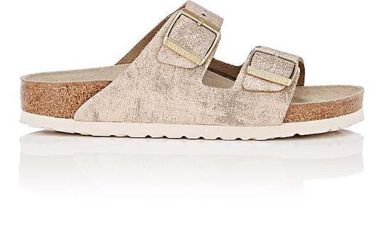 Women's Arizona Distressed Leather Double-Buckle Sandals展示图