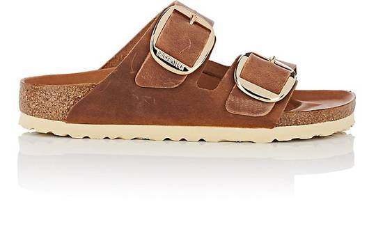 Women's Arizona Big Buckle Leather Sandals展示图