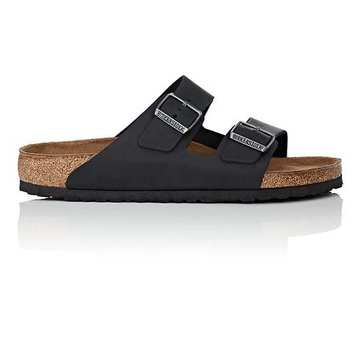 Arizona Oiled Leather Double-Buckle Sandals